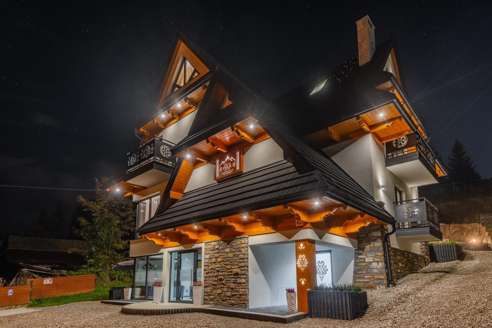 Willa Folk Prestige Закопане Экстерьер фото